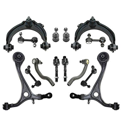 Complete Rear & Front Suspension Kit Control Arm Ball Joints Tie Rod Ends Sway Bar Links 14 Pcs