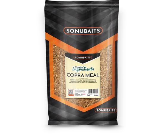Sonubaits Essential Ingredients Copra Meal 700g for Match Fishing Groundbaits | Dried and Finely Ground Coconut | Adds Distinct Scent and Flavour | Increases Activity of Groundbait | Code S1780052