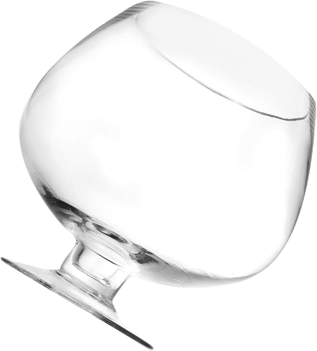 Gadpiparty Glass Fish Bowl Vase 5000ml Glass Desktop Fish Tank for Home Office Tabletop Aquatic Habitat