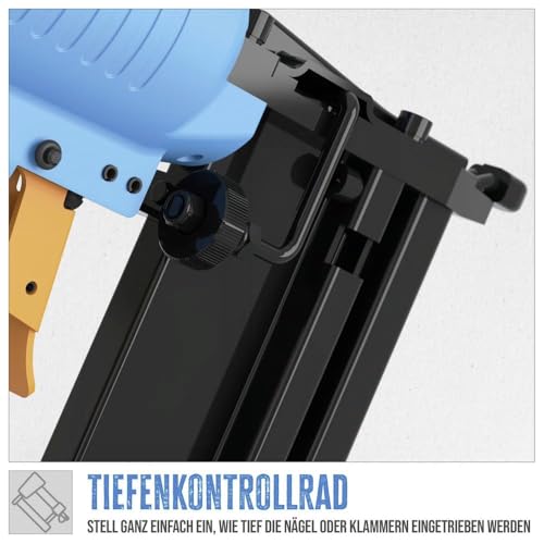 Güde 40221 PERSLUCHTKLEM/SPIJKERMACHINE 3IN1, 25 x 6 x 24 CM - Afbeelding 6