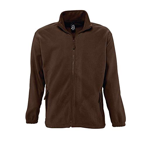 Forro polar Hombre SOLS North tacto suave y alta densidad térmica azul 3