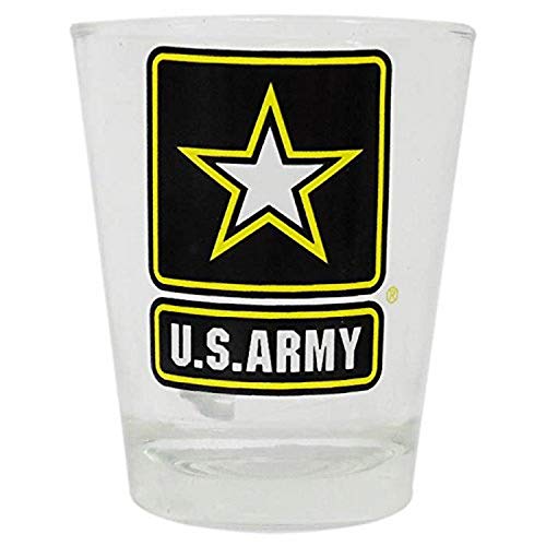 Gameday Outfitters Army Logo Tabletop Shot Glass, 2.5, Black