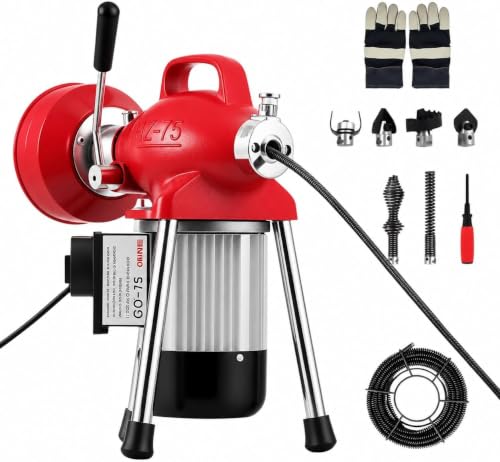 500W Auto Feed Electric Drain Cleaner