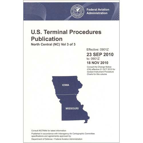FAA IFR Terminal Procedures Bound North Central Vol 3