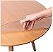 Copritavolo in plastica impermeabile al 100%,Tovaglia Trasparente in PVC Tovaglia plastificata trasparente, Tovaglia di PVC Plastica Impermeabile, Resistente all'Olio, Antigraffio, Antiscivolo, Facile