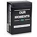 OUR MOMENTS Kids: 100 Thought Provoking Conversation Starters for Great Parent-Child Relationship Building - Fun Car Travel, Road Trip & Home Card Questions Game for Healthy Loving Family Development