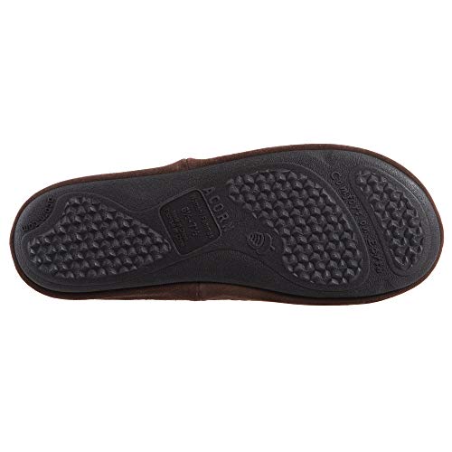 Image of Acorn Womens Slipper with Berber Lining, Suede Siding and Durable Non-Slip Indoor /Outdoor Sole