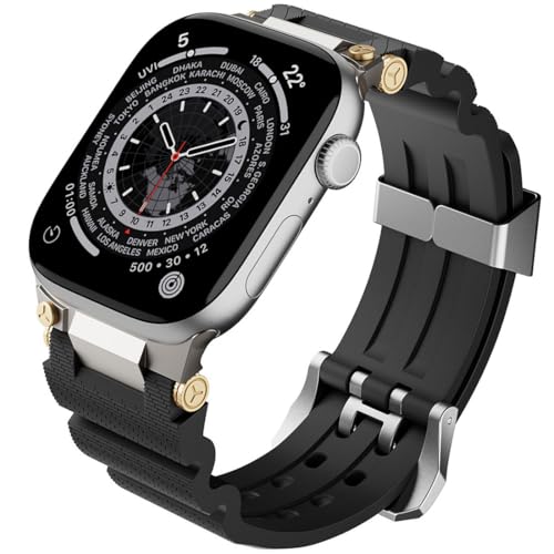 diosbras �A�b�v���E�H�b�`�p �o���h for Apple Watch�p �x���g �X�e�����X ���o�[ �n�C�u���b�g49mm ULTRA �E���g�� ���� ������� �����Y �V���R�� �X�|�[�c 42mm/44mm/45mm/49mm Series 9/S