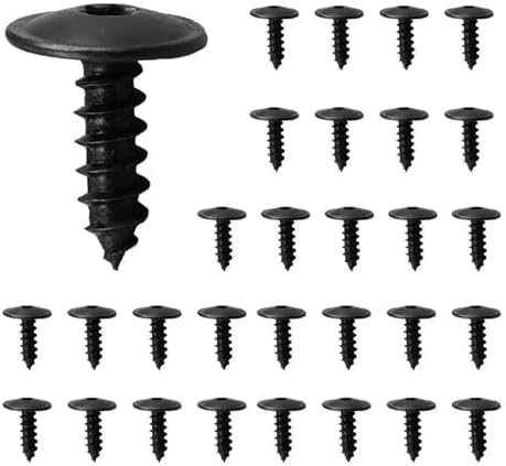 Car Trim Clips Car Body Clips 30 Pieces Self-Tapping Screws Fasteners Clips Shield Guard M5 Bumper Bolts Clips Car Accessories