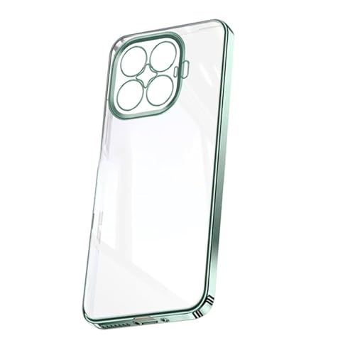 LUNBER-ARMOR�EFor Xiaomi 17T �N���A�P�[�X �J�o�[ �N���A ���� ���b�L TPU �\�t�g�P�[�X ���� ������ For �V���I�~ 17T (�O���[��)