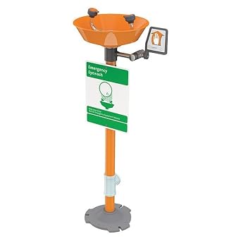 Guardian G1825P Plastic Eyewash, Pedestal Mounted