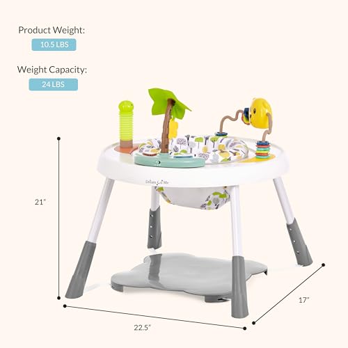 Dream On Me Curio Sit N Seek Baby Activity Center in Lime, 2 in 1 Activity Center and Play Table with 3 Detachable Toys and Music, 3 Level Height Adjustable Positions Activity Center for Baby - Thumbnail 3