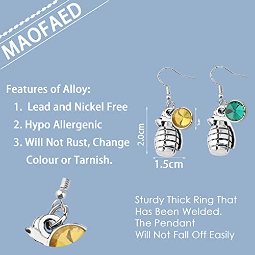 MAOFAED Anime Fan Gift Anime Lover Gift TV Series Gifts Anime Earring2