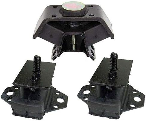 For 1996-1998 Toyota 4Runner 3.4L 2WD Front L & R & Trans Mount Set 3 PCS : A6255, A6255, A2410 - K0412