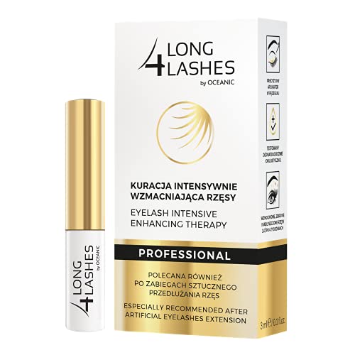 Long4Lashes Professional Tratamiento Fortalecedor de Pestañas, Transparente, 3 ml
