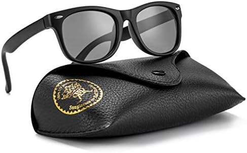 Flexible Kids Sunglasses Polarized Baby Boys and Girls UV Protection with Case, Age 2-8