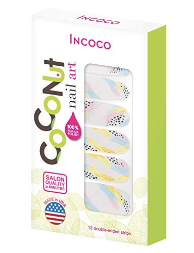 Incoco Coconut Nail Art Nail Polish Strips - Painted Muse - Pack of 1