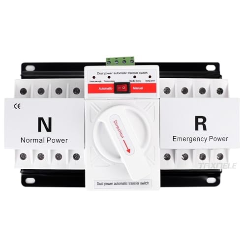 Commutateur de transfert automatique ATS 4P 63A 380V pour double alimentation