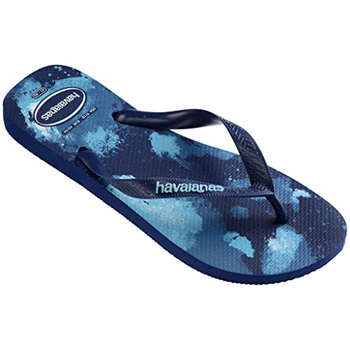 Havaianas メンズ トップカムビーチサンダル ブルー, ブルー, 8 US