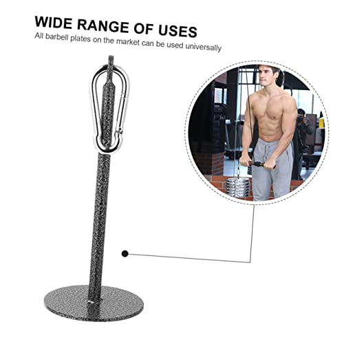 1pc Barbell Weight Bar Gym Weight Stand Weight Storage Rack Wrist and Forearm Blaster Barbell Holder Barbell Slice Bar Fitness Equipment Accessories Cable Barbell Plate Arm Muscles - Afbeelding 5