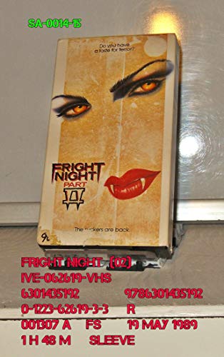 Fright Night Part 2 [VHS]
