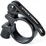 Cycle Torch Quick Release Bicycle Seat Post Clamp - Finest Machined Quality - Heavy Duty, Sturdy, &