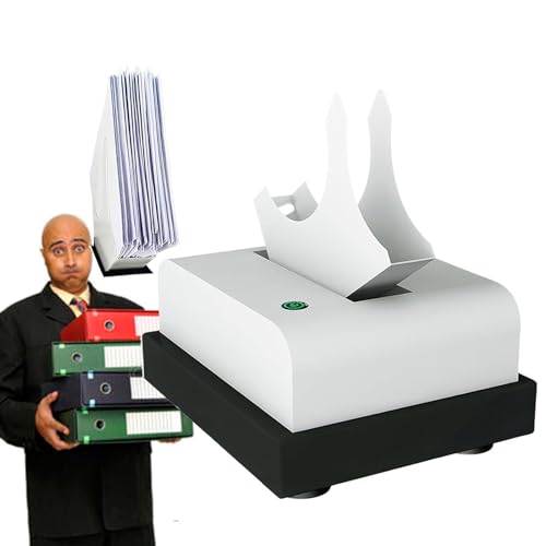 Máquina clasificadora automática de papel, tecnología de soplado y agitación de alta velocidad, alinea documentos en segundos, ideal para oficinas que manejan archivos, facturas y documentos