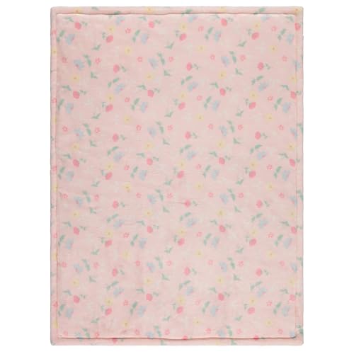Image of 2-Ply Infant Blanket - Soft Fleece with Polyfill for Extra Fluffiness - Cozy and Warm Baby Blanket for Boys and Girls, 30x40 Inches - Dinosaur, Butterfly, Alphabet, Elephant, Bear Prints