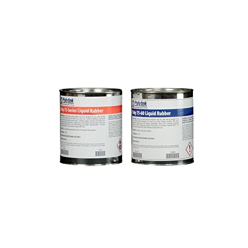 Polytek 75-60 Liquid Polyurethane Rubber (4lb Kit)
