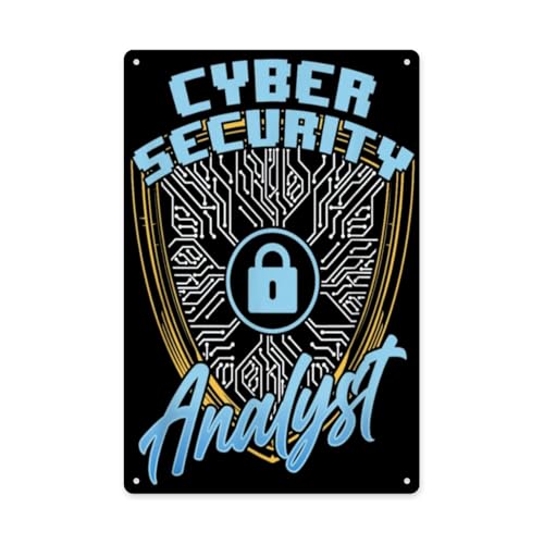Funny Cybersecurity Hacking Awareness Computer Coders Hacker Farmhouse Sign Vintage