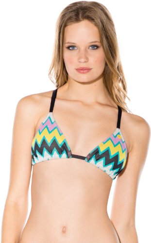 Vêtement de plage Volcom Zaggered bikini triangle femmes imprimé multicolore S