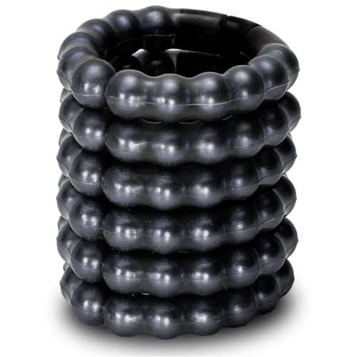 カリバウアー BUKOTSU -ブコツ- チントレ 増大 元気 重さで引っ張る 日本製 強力ネオジム磁石 (ディープブラック, 6本セット) - 画像1