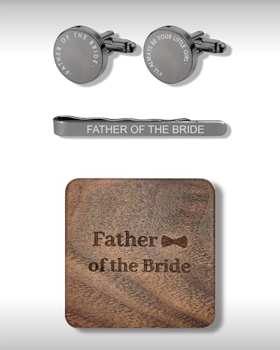 Mens Cufflinks and Tie Clip - Gifts for Husband from Wife - Anniversary, Birthday Gifts for Husband3