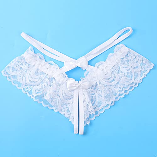 Sxiwei Men's Adult Lace See-Through Hollow Out Sissy Panties Lingerie Strappy Bikini Briefs Underwear4