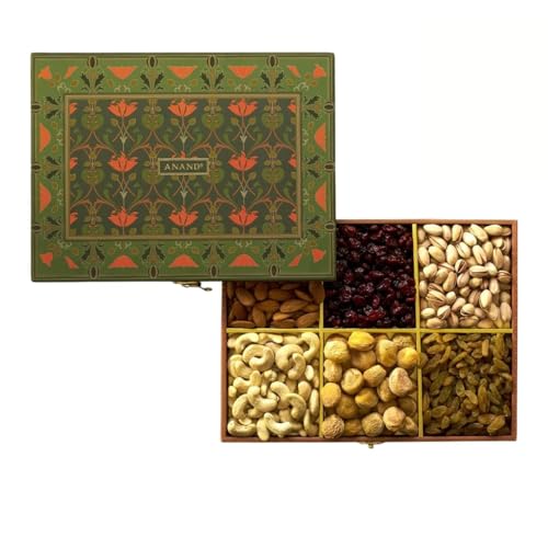 Image of ANAND Special Dry Fruit Gift Box for Diwali, Assorted Dryfruits Gift Hamper Pack (Travancore 450 grams, Dry Fruit Gift Box)