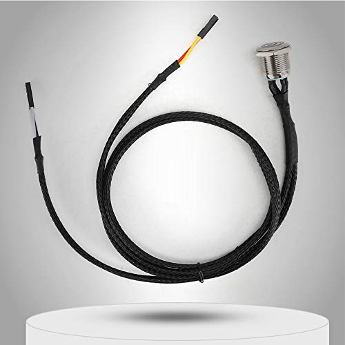 Alimentation LED ordinateur de bureau interrupteur métal rouge - 5