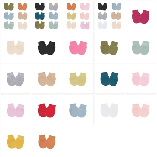 Baby Mittens Anti Scratch Mittens Toddler Mitts Cotton Gloves Newborns Breathable Hand Mittens for Boy Girl 0-12 Months4