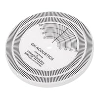 Lobamop Zuverlässige Plattenspieler, Strobe-Scheibe, Stroboskop-Matte, Tests, Drehzahlerkennung, Vinyl-Aufnahmegeschwindigkeit, Messscheibe, Einfache Installation, Einfache Bedienung.