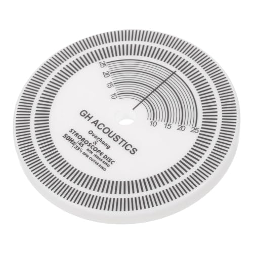Wuden Reliable Turntables Strobe Disc Stroboscope Mat Tests Rotational Speed Detection Vinyl...