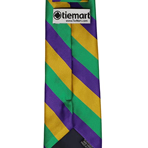 Image of tiemart Men's Striped Tie Standard Length
