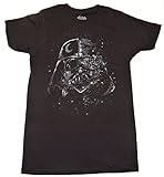 STAR WARS Men's Broken Mask T-Shirt, Black, Medium