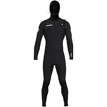 بدلة كاملة بغطاء رأس HyperFlex VYRL F/Z للرجال مقاس 5/4 مم