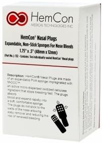 HemCon Nasal Plugs 10 ea