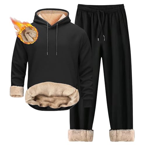 Ensemble jogging homme coton confortable résistant au froid hivernal - 2