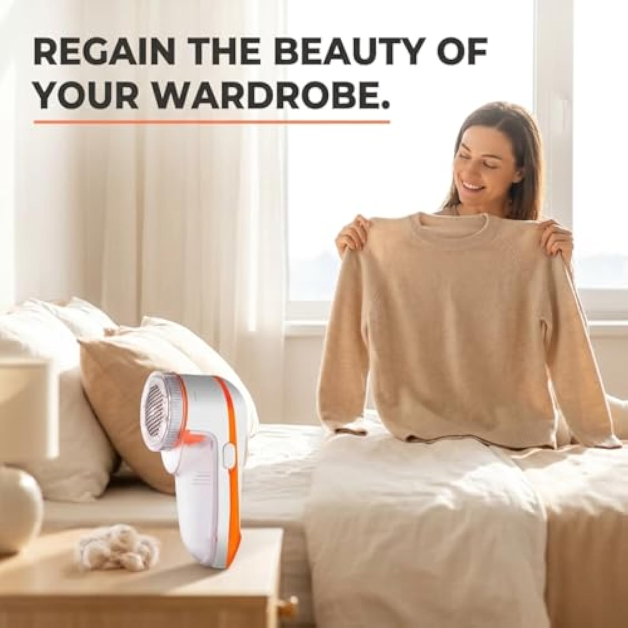 Rechargeable Electric Lint Remover & Fabric Shaver