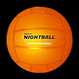 Nightball Volleyball LED Volleyball - Light Up Glow in The Dark Volleyball - Outdoor Volleyball for...