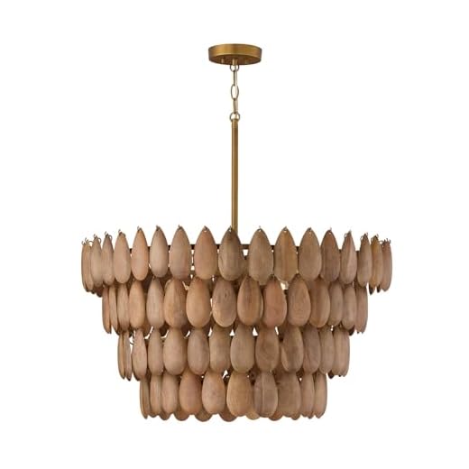 Handcrafted Mango Wood Pendant Light