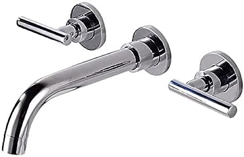 Robinet de baignoire mural haut de gamme QTANZIQI avec double levier chic