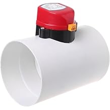 Air Damper for Valve Electric Air Duct Motorized Damper for Ventilation Pipe forDc12v,DN75