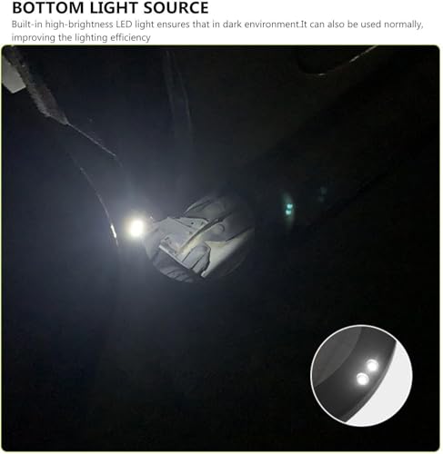 Miroir d'inspection télescopique avec rotation à 360 degrés et lumière LED pour une meilleure visibilité dans les espaces restreints